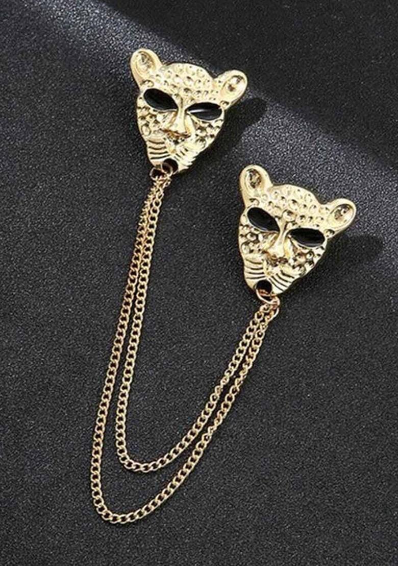 Gold Toned Plated Alloy Brooch