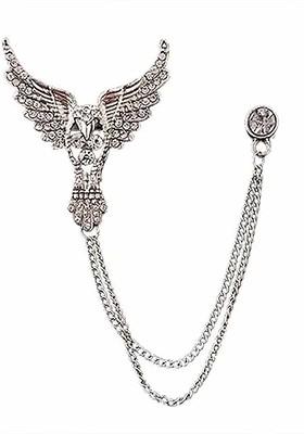 Silver Toned Plated Alloy Brooch