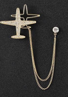 Gold Toned Plated Alloy Brooch