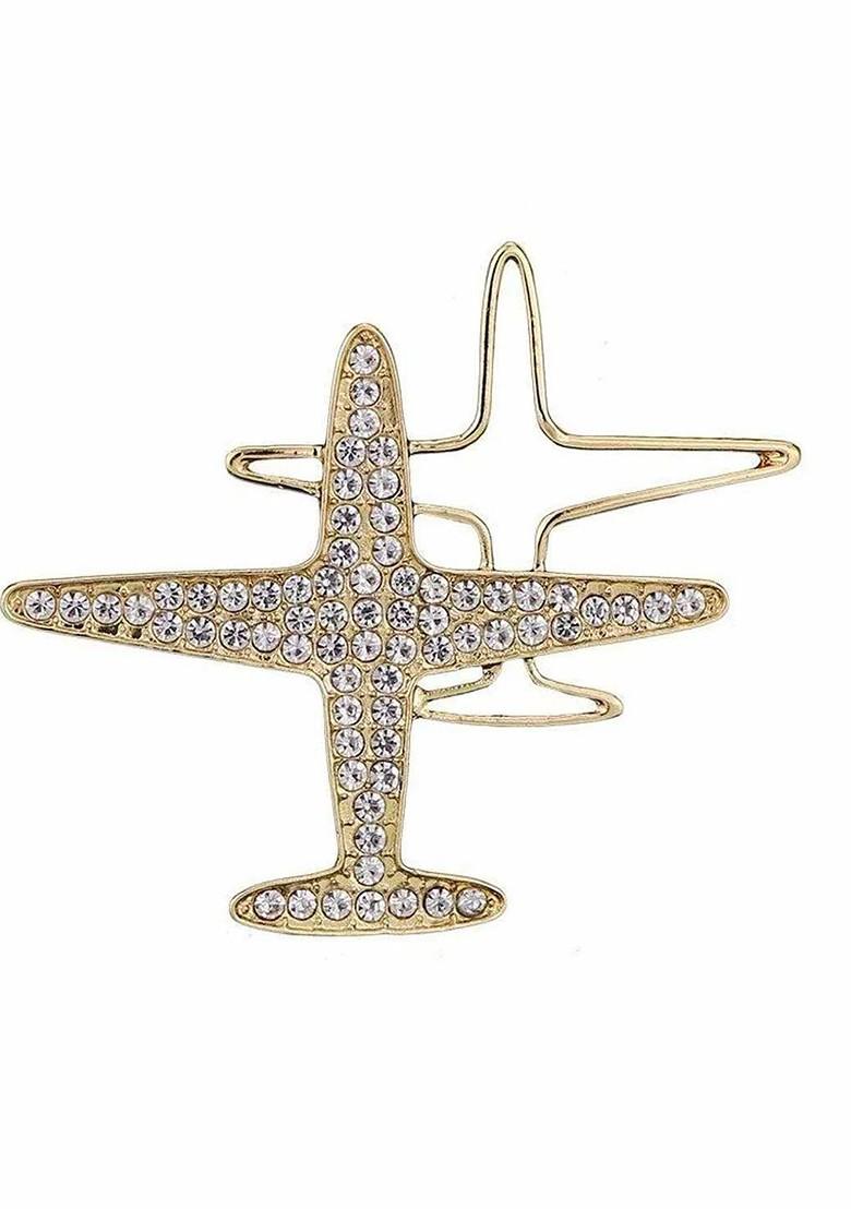 Gold Toned Plated Alloy Brooch