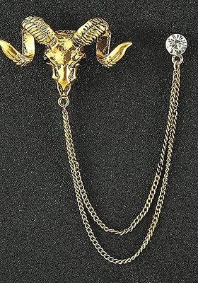 Gold Toned Plated Alloy Brooch