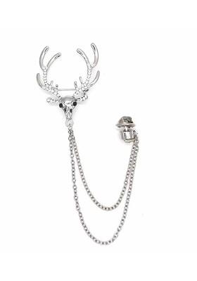 Silver Toned Plated Alloy Brooch