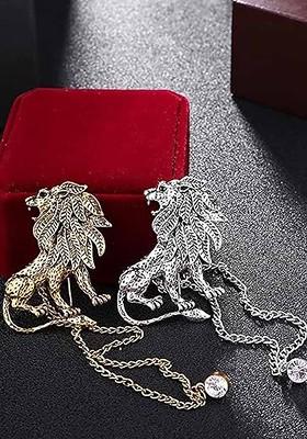 Gold Toned Plated Alloy Brooch