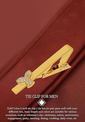 Men Zircon Studded Statement Tie Pin - Indya