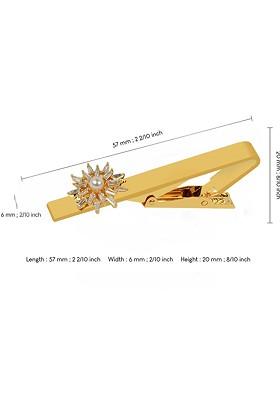Men Zircon Studded Statement Tie Pin