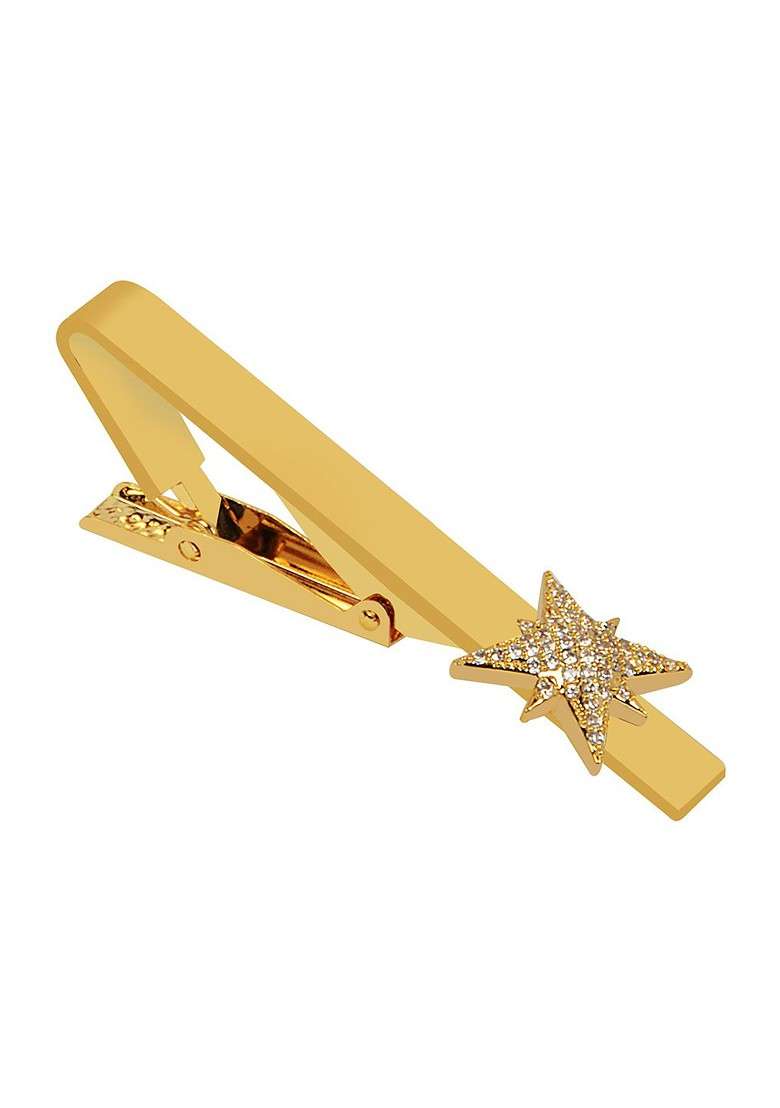 Men Zircon Studded Statement Tie Pin - Indya