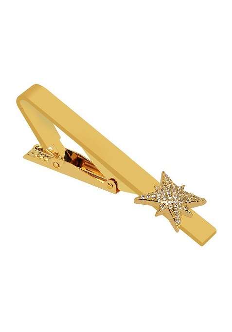 Men Zircon Studded Statement Tie Pin