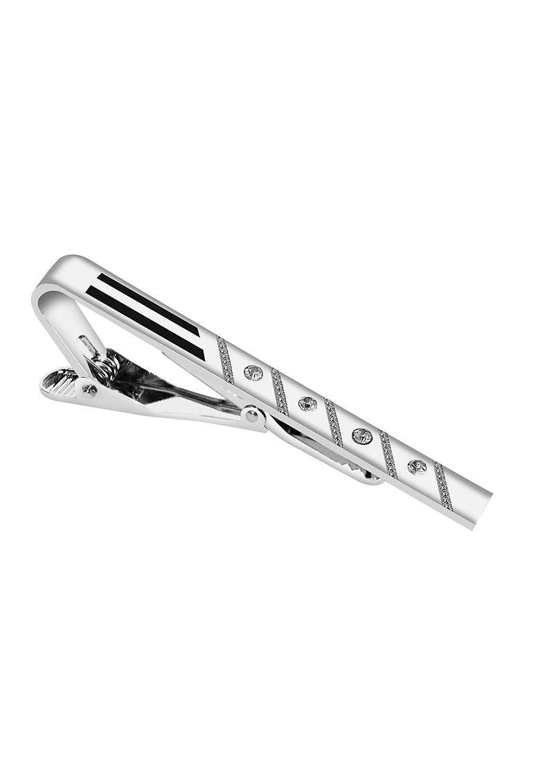 Men Zircon Studded Statement Tie Pin - Indya