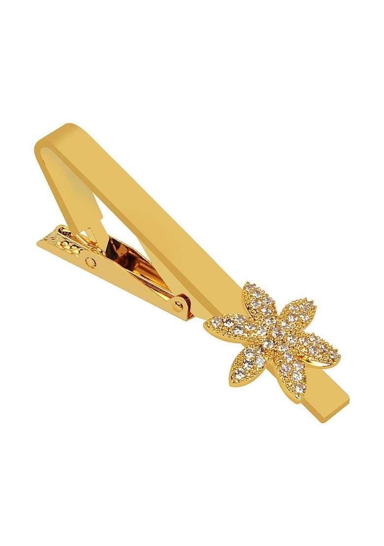 Men Zircon Studded Statement Tie Pin - Indya