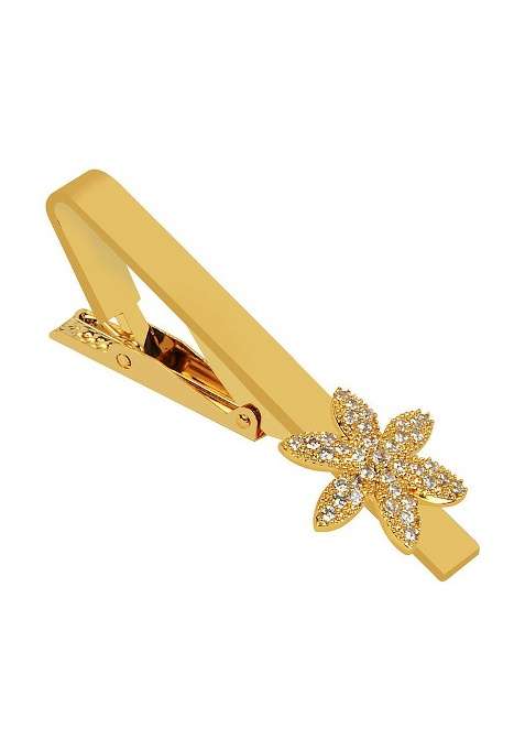 Men Zircon Studded Statement Tie Pin