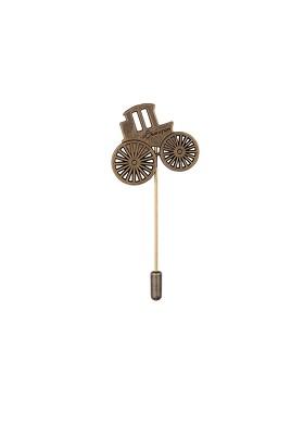 Men Copper Toned Solid Lapel Pin