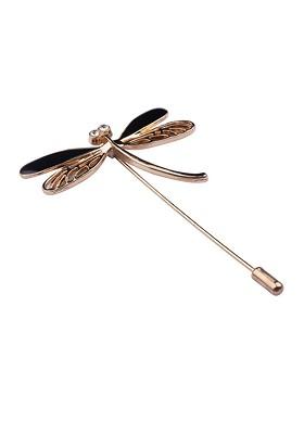 Men Gold Toned Solid Lapel Pin