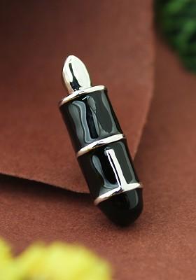 Silver Toned Black Writer