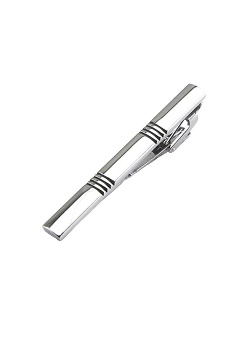 Set Of 4 Silver Plated Tie Pin Brooch