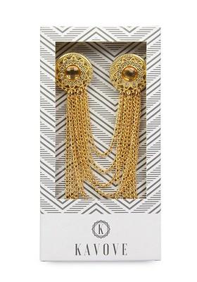 Alloy Linked Loops Charm Brooch