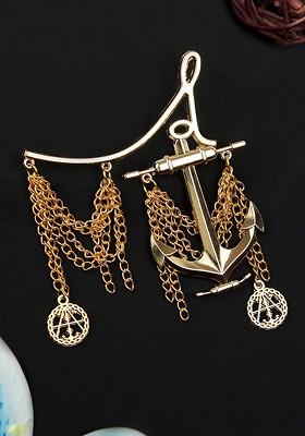 Alloy Chime Cruiser Charm Brooch