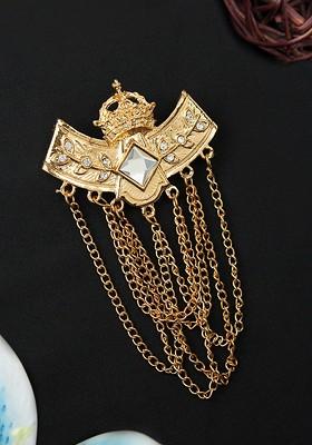 Alloy Royal Glow Charm Brooch