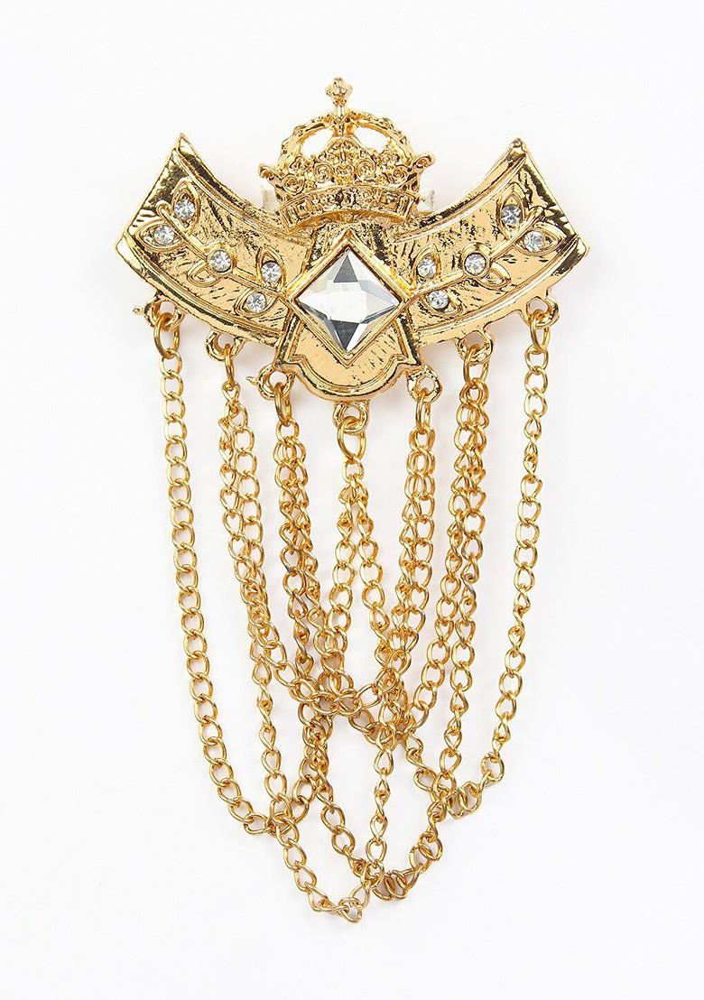 Alloy Royal Glow Charm Brooch