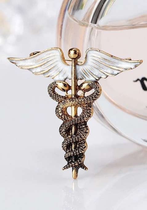 Unisex Snake Statement Brooch