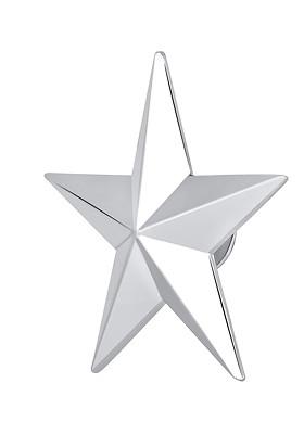 Unisex Silver Star Shaped Lapel Pin Brooch