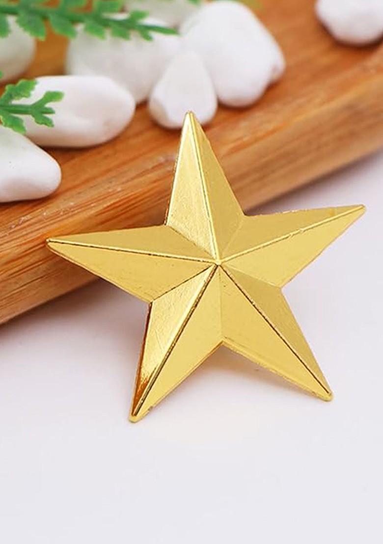 Unisex Star Shaped Brooch