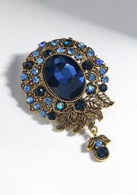 Women Crystal Rhinestone Brooch