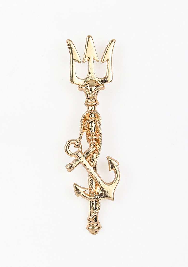 Alloy Harmony Elegance Charm Brooch - Indya