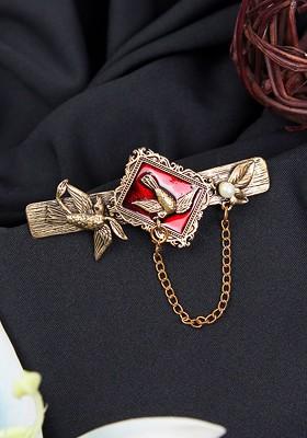 Regal Raptors Charm Brooch