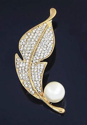 Stone Studded Brooch