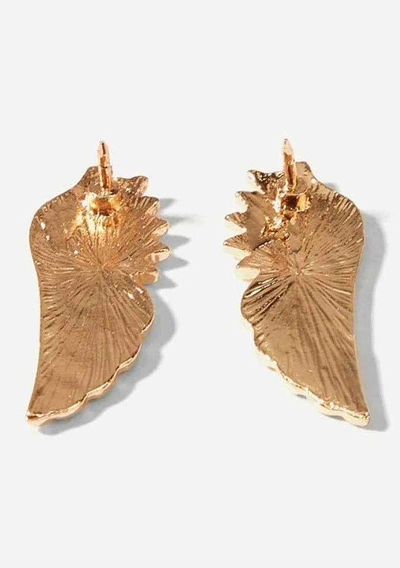 Set Of 2 Punk Wing Collar Pins - Indya
