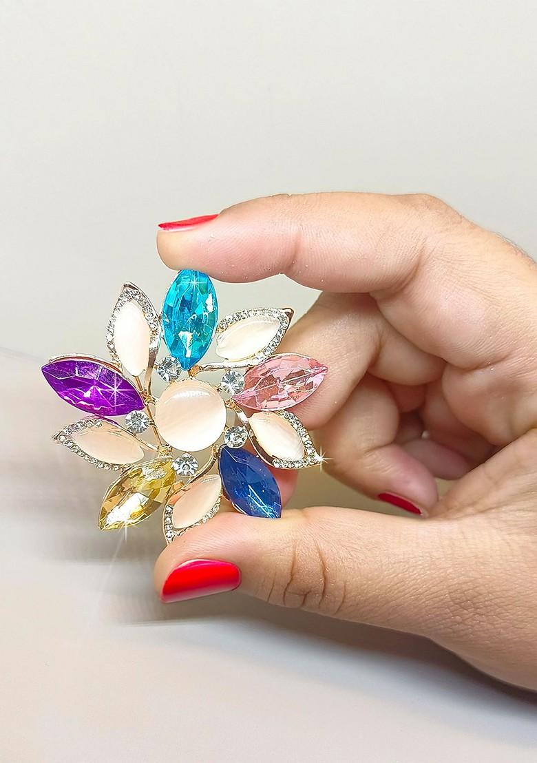 Floral Charm Brooch