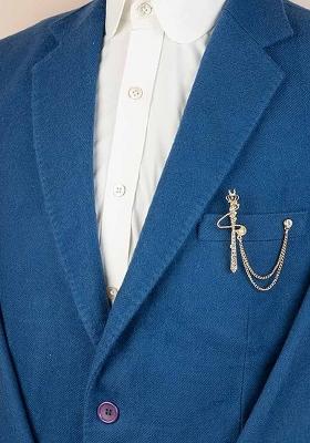 Gold Plated Zircon Studded Brooch