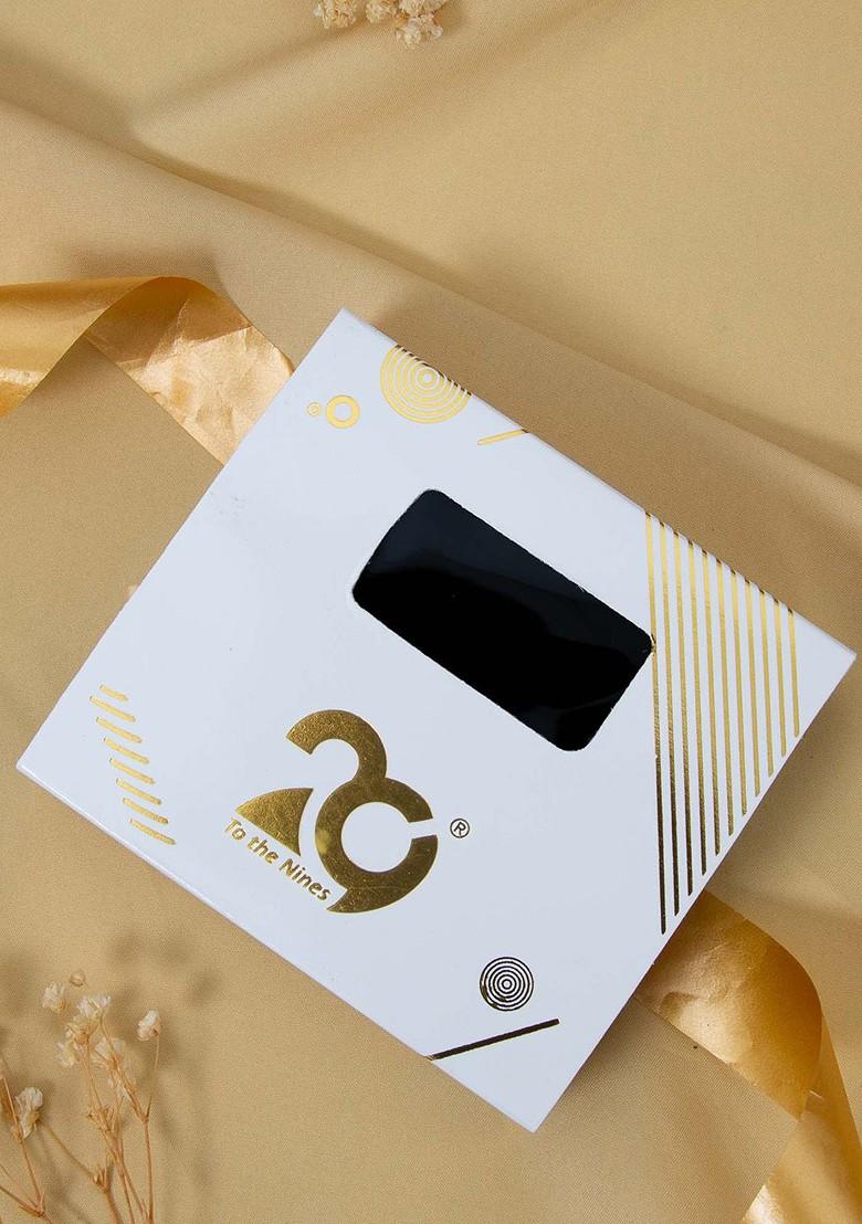 Gold Plated Artificial Stone Studded Brooch