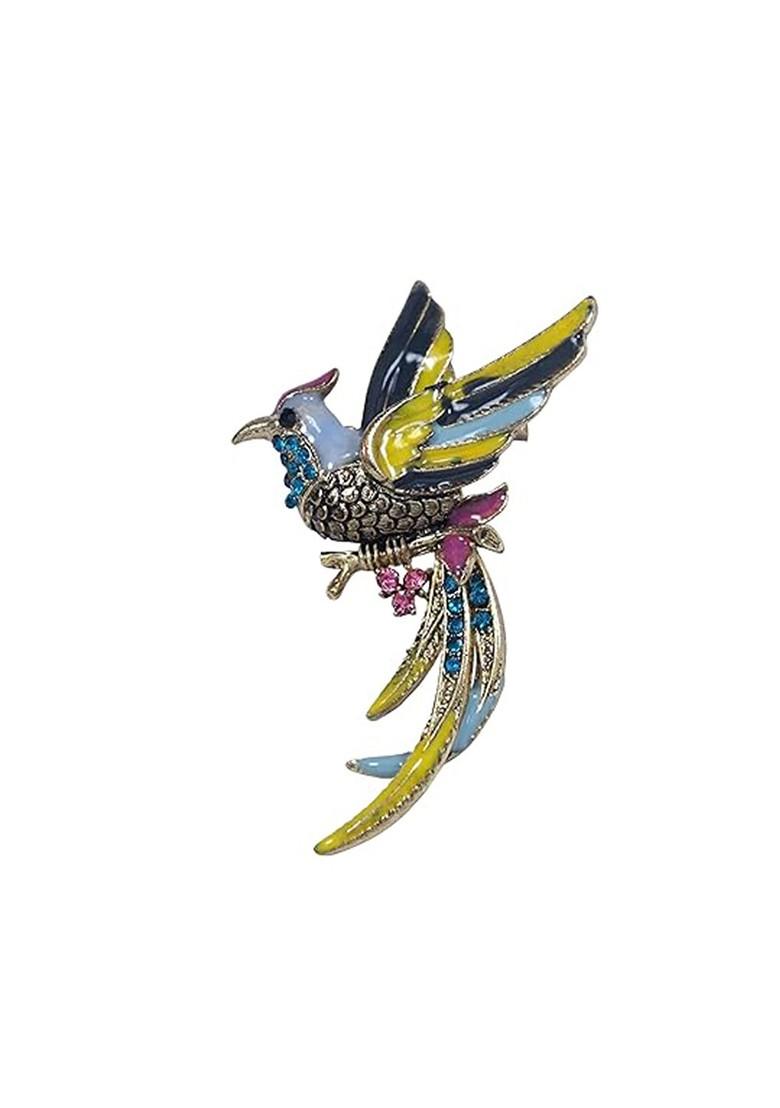 Meenakari Work Wedding Brooch For Men And Women