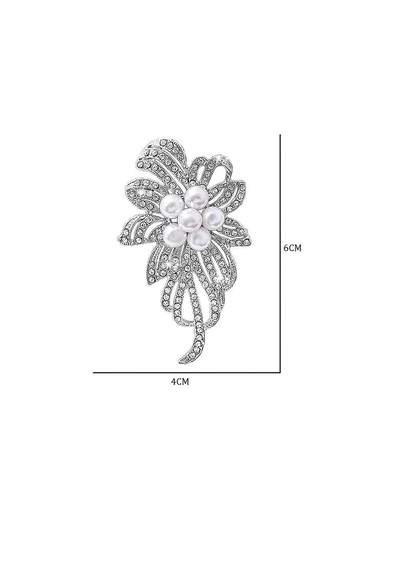 Alloy Crystal Rhinestone Brooch