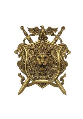 Gold Toned Plated Brass Brooch