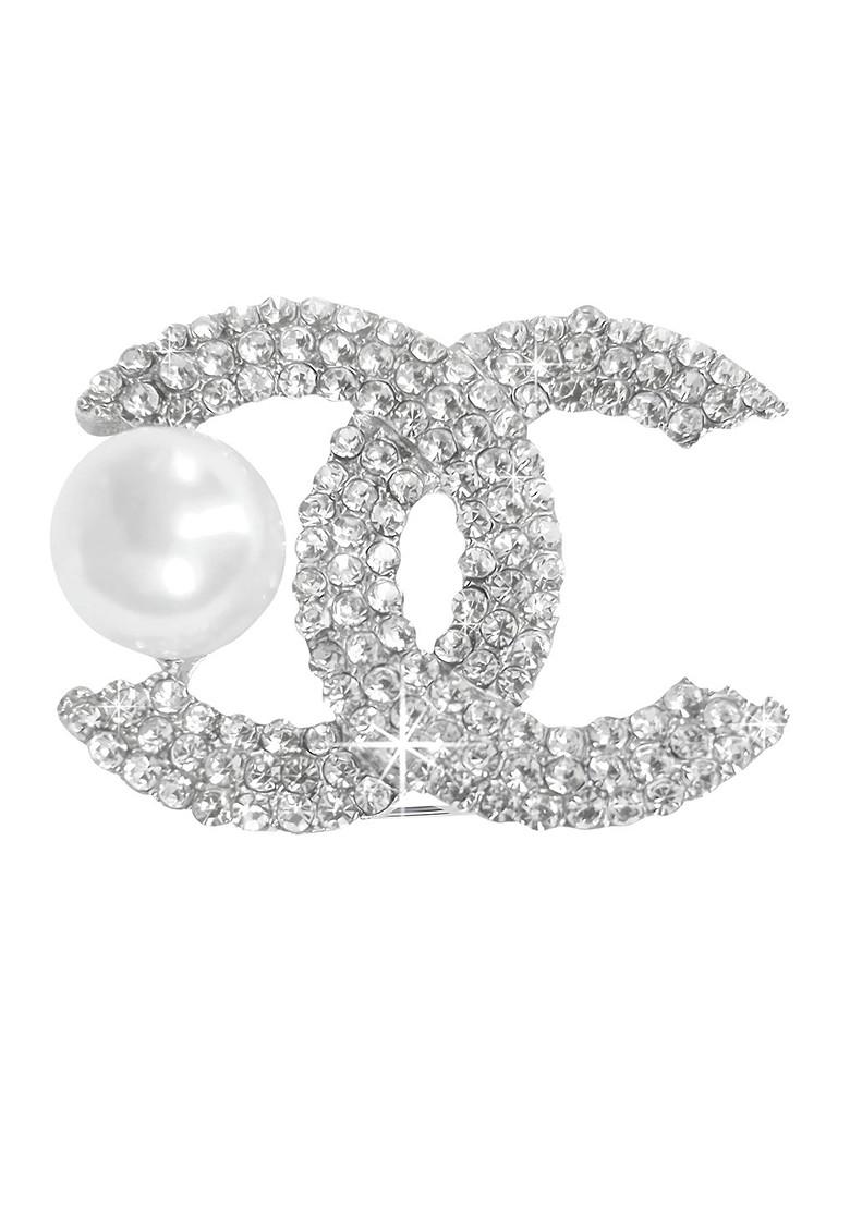 Crystal Studded Brooch