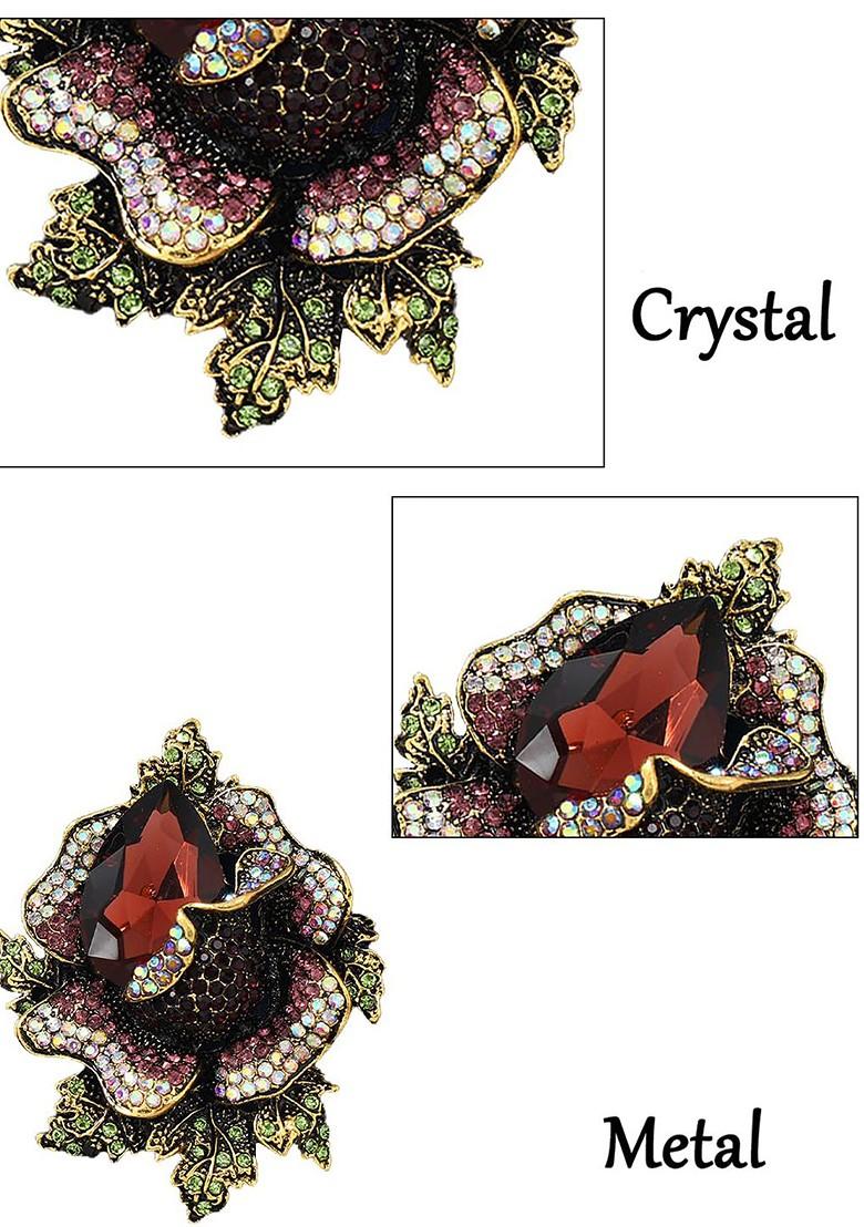 Stone Studded Brooch