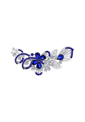 Women Floral Shaped Studded Brooch
