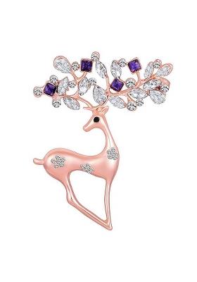 Cute Deer Shaped Lapel Pin Brooch