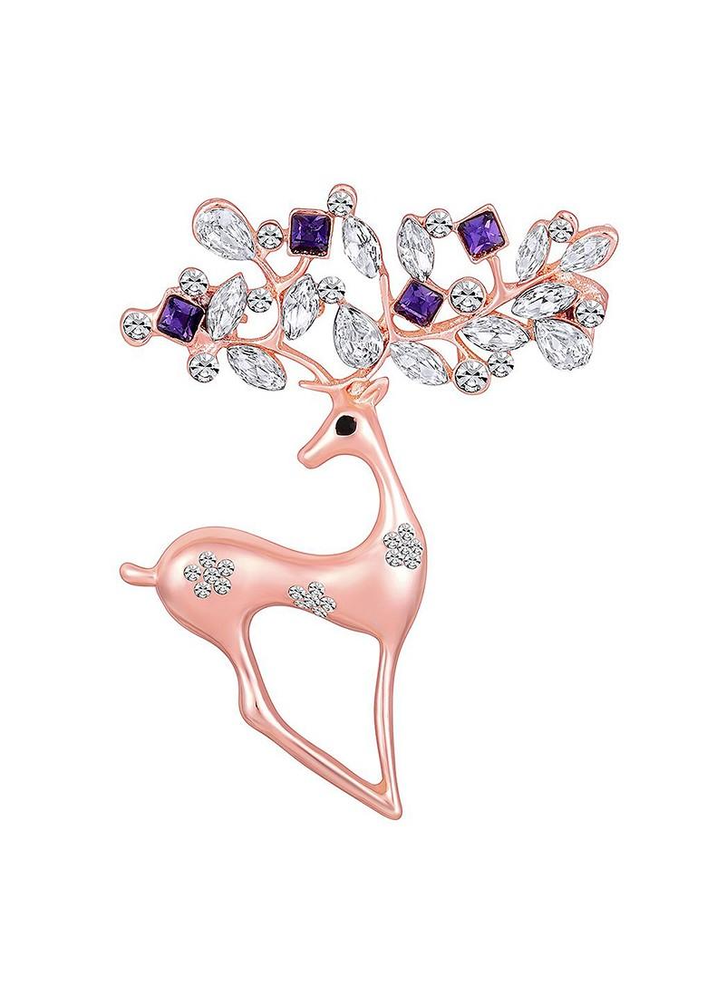 Cute Deer Shaped Lapel Pin Brooch