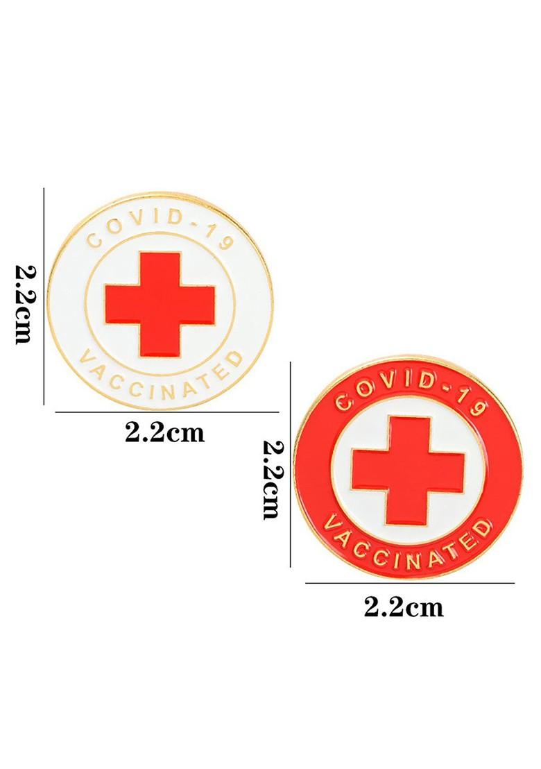 Men Set Of 3 Gold Silver Plated Broochs