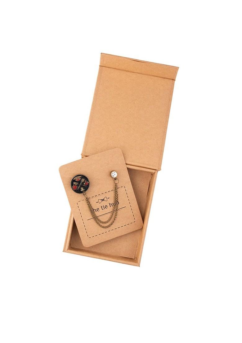 Men Brass Sailor Charm Lapel Pin