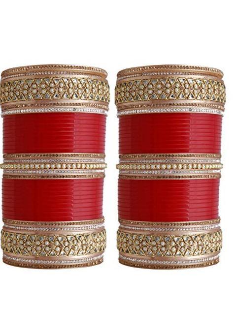 Set of 72 Gold Plated Kundan studded Bangle