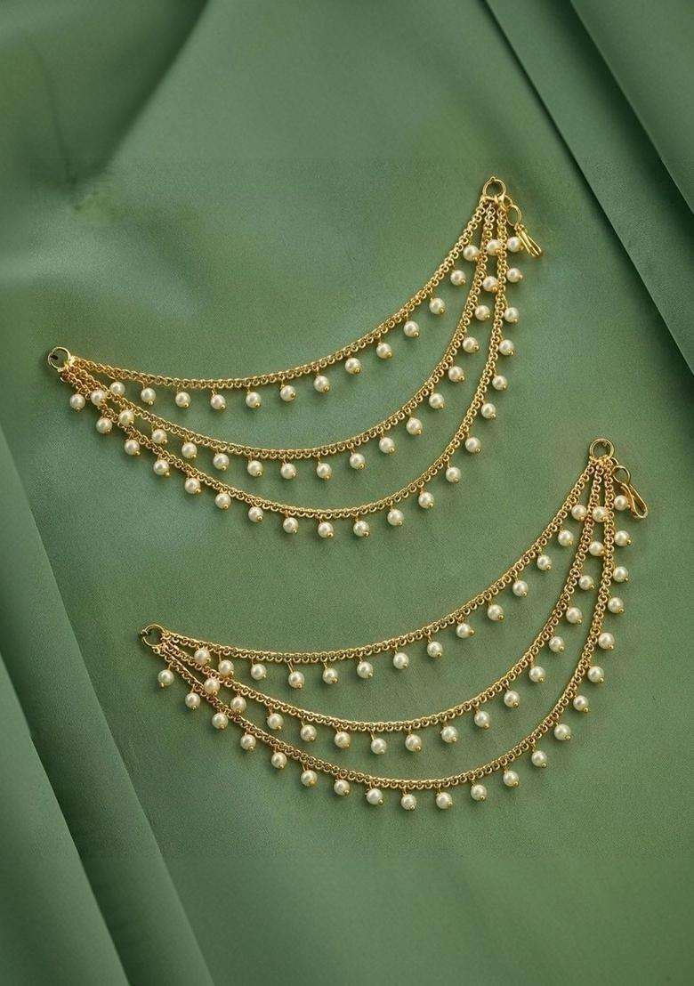 Gold-Plated Classic Earrings for Women | Traditional Ethnic Jewellery for Wedding & Festive Wear | Gift for Her - Indya
