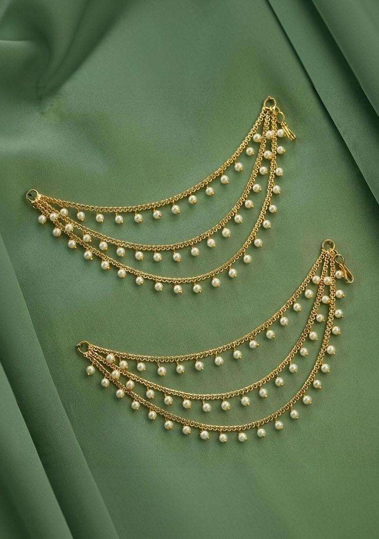 Gold-Plated Classic Earrings for Women | Traditional Ethnic Jewellery for Wedding & Festive Wear | Gift for Her - Indya