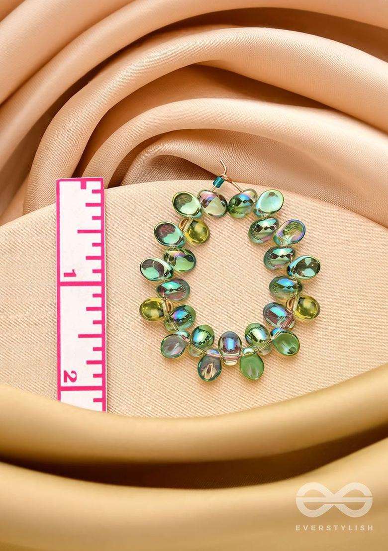 Gold-Plated Circular Drop Earrings for Women | Stylish Party & Everyday Wear | Gift for Her - Indya