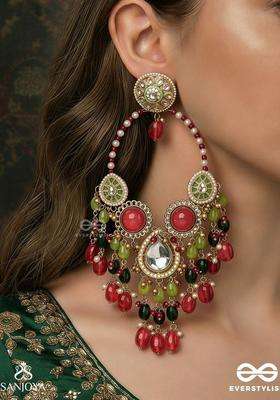 Gold-Plated Classic Chandbalis Earrings for Women | Traditional Ethnic Jewellery for Wedding & Festive Wear | Gift for Her