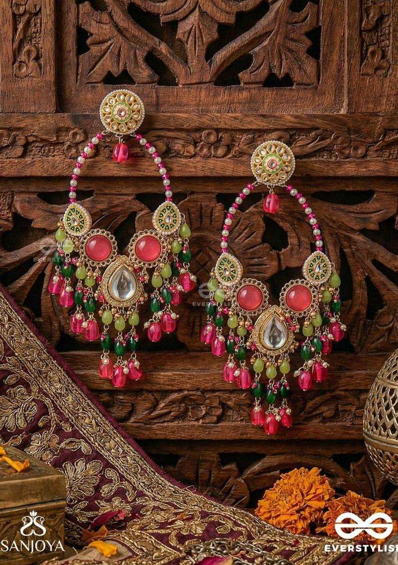 Gold-Plated Classic Chandbalis Earrings for Women | Traditional Ethnic Jewellery for Wedding & Festive Wear | Gift for Her - Indya