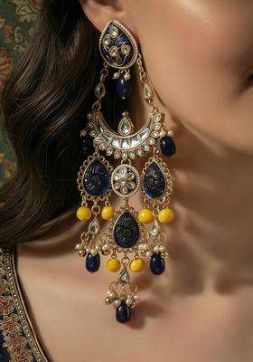 Gold-Plated Classic Chandbalis Earrings for Women | Traditional Ethnic Jewellery for Wedding & Festive Wear | Gift for Her